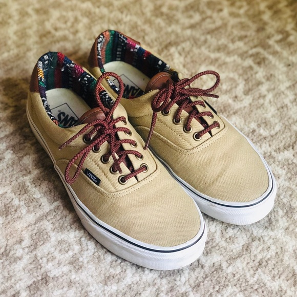 tan canvas vans